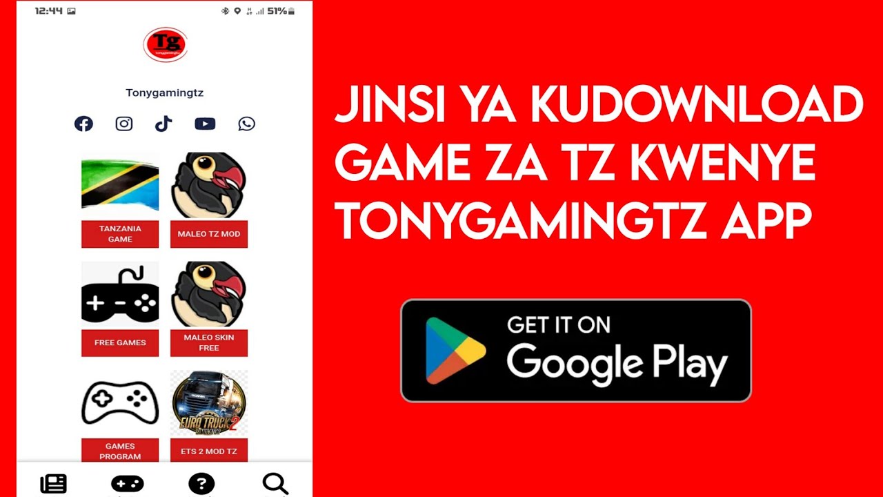 Jinsi ya kudownload Game za Tz kwenye Tonygamingtz App