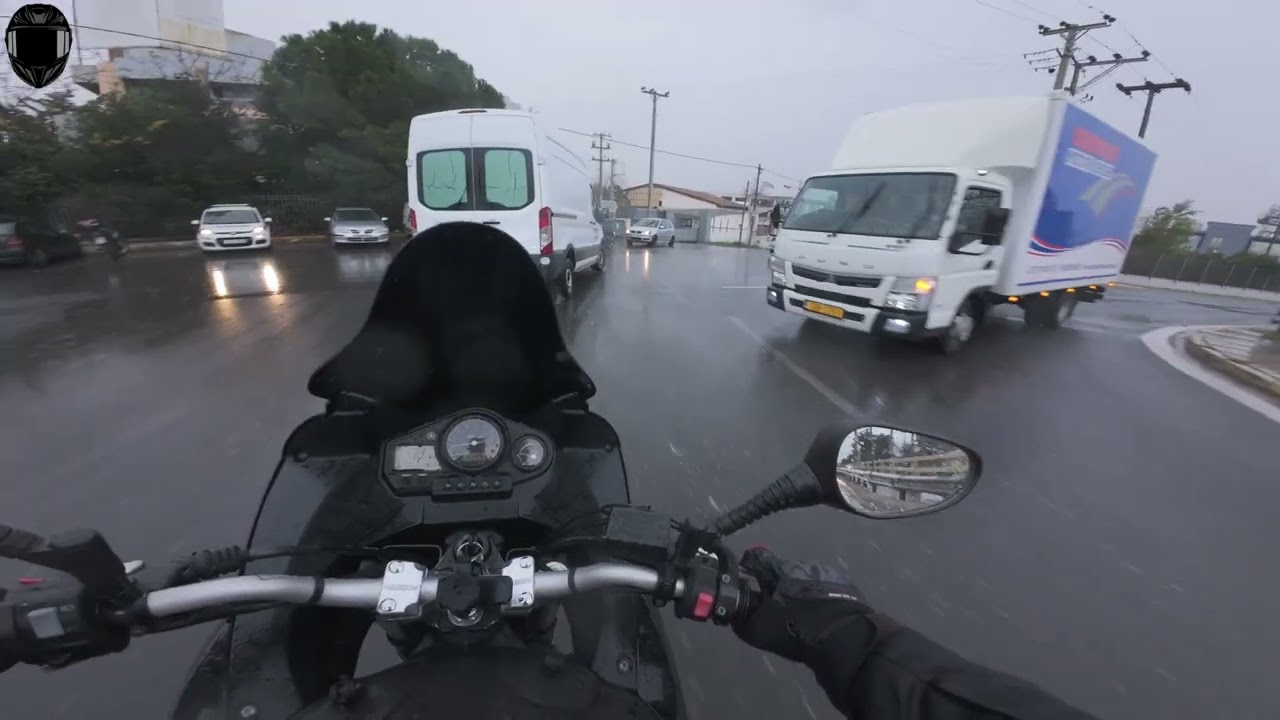 Riding Home in the Rain – Yamaha TDM 900 POV | Akrapovic Sound • 4K