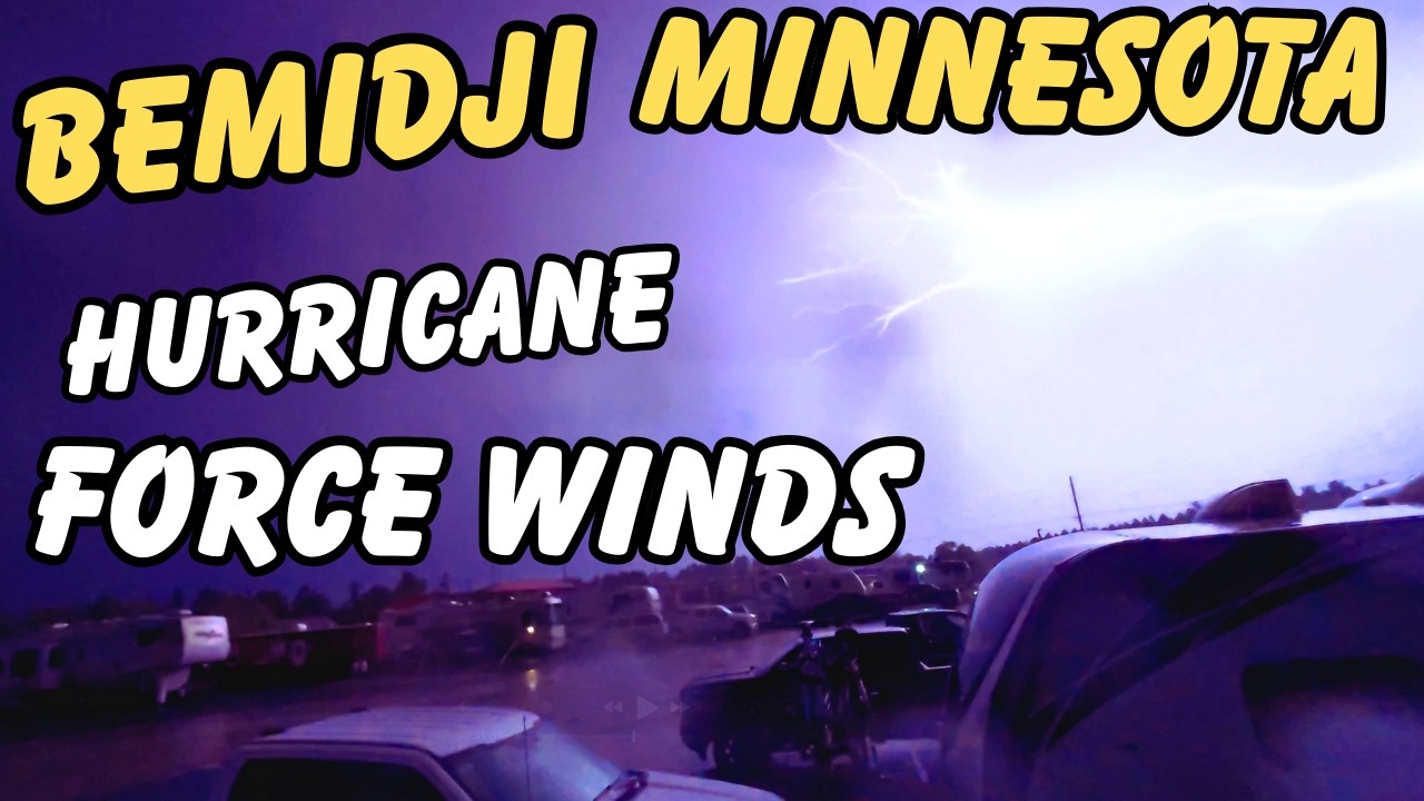 EPIC STORM + (Mississippi River Dam Walk) | Bemidji Minnesota