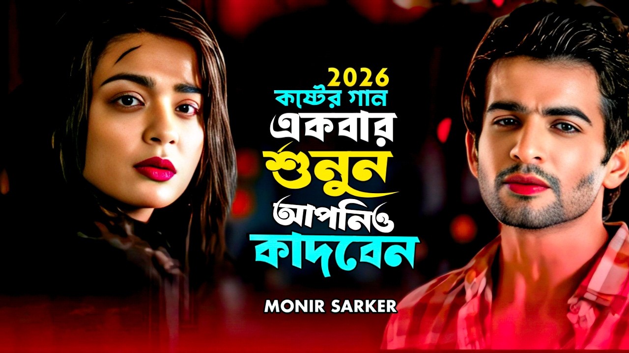 কলিজায় লাগবে একবার শুনুন🔥💔Monir Sarker🔥💔ভালবাসা নাই রে ভাগ্যে 😭Heart Touching Song💔New Sad Song 2026