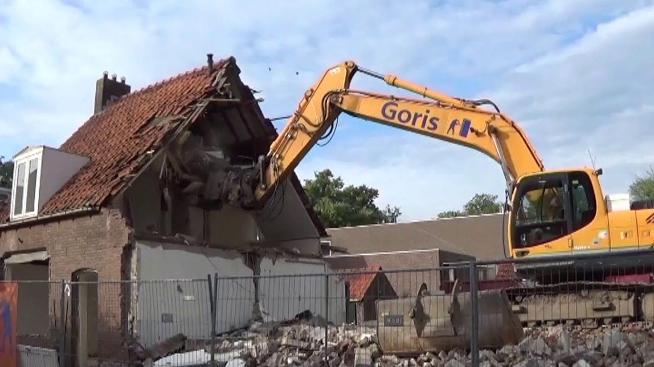 15-6-2020 de sloop van de laatste woning van de Doelenstraat is vandaag afgerond !!