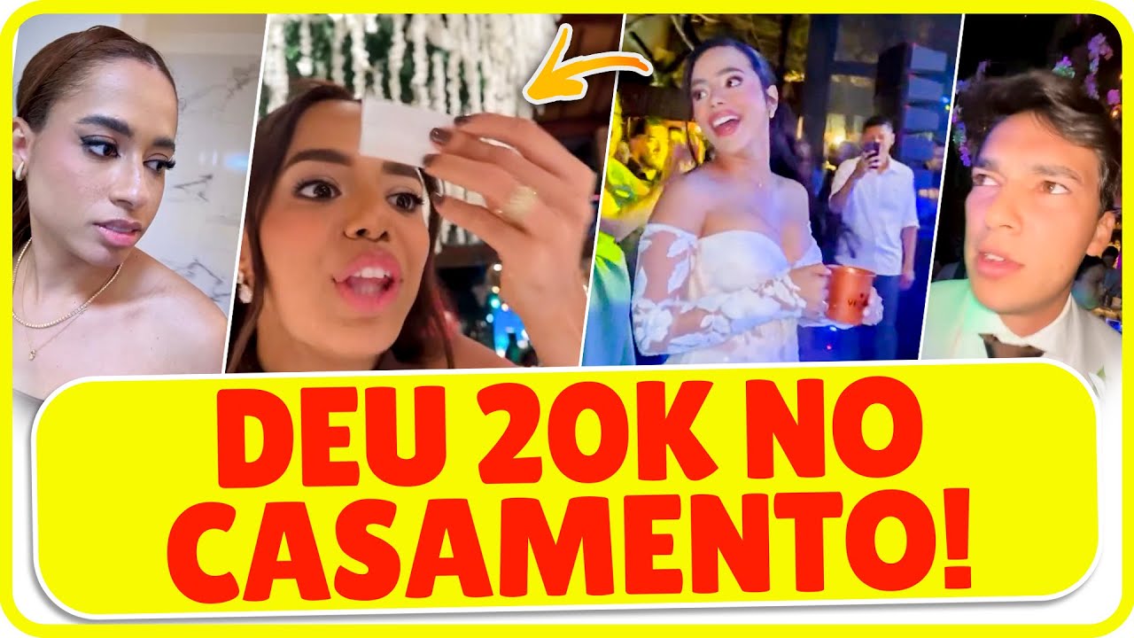 MIRELLA SANTOS DEU 20K PELA GRAVATA DO SEU CUNHADO NO CASAMENTO DE SUA IRMÃ MARIELY SANTOS 😱