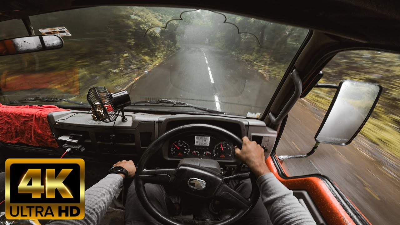 Indian Truck Driving POV in Ghats