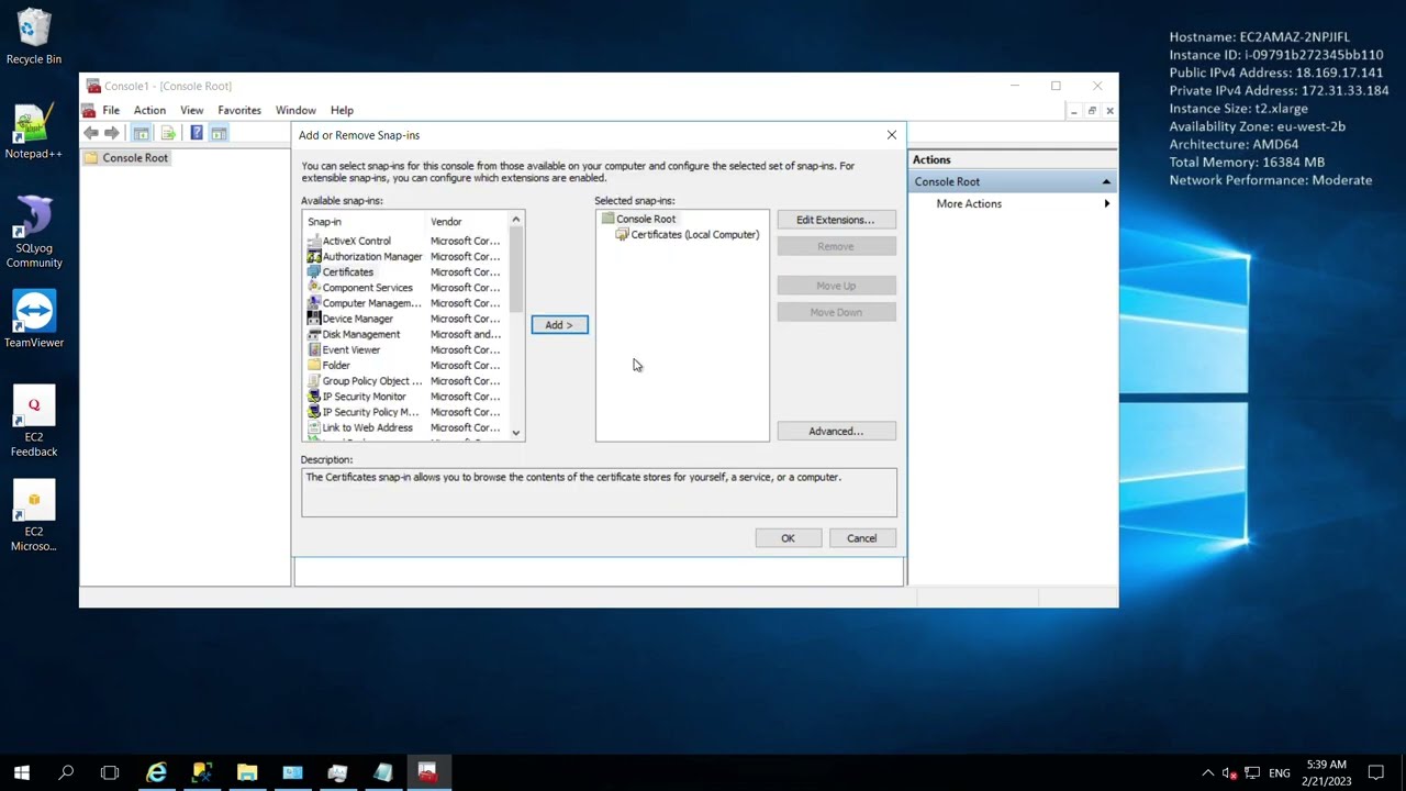 How to check Server Certificate Validity