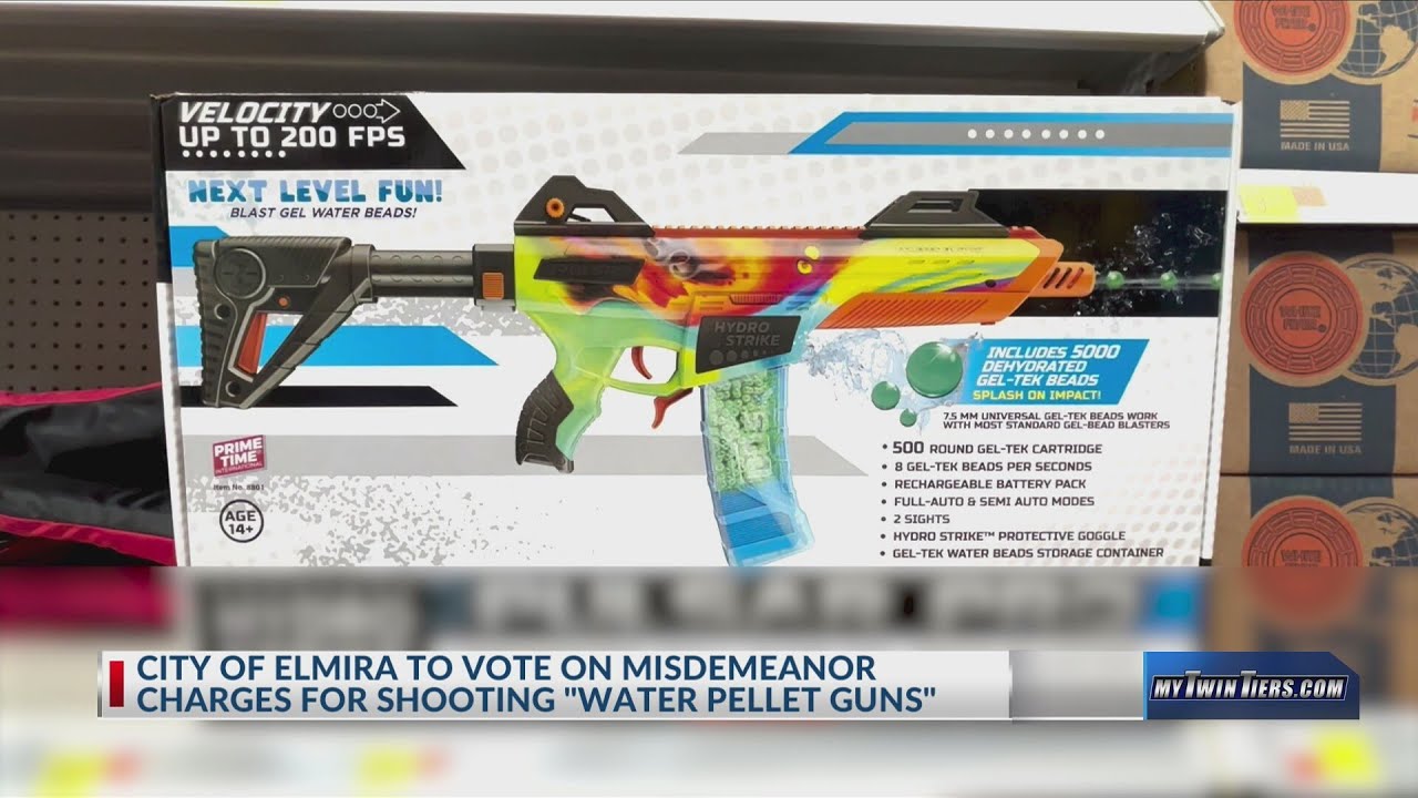 Possible criminal charges coming for shooting "water gel pellet guns" in Elmira