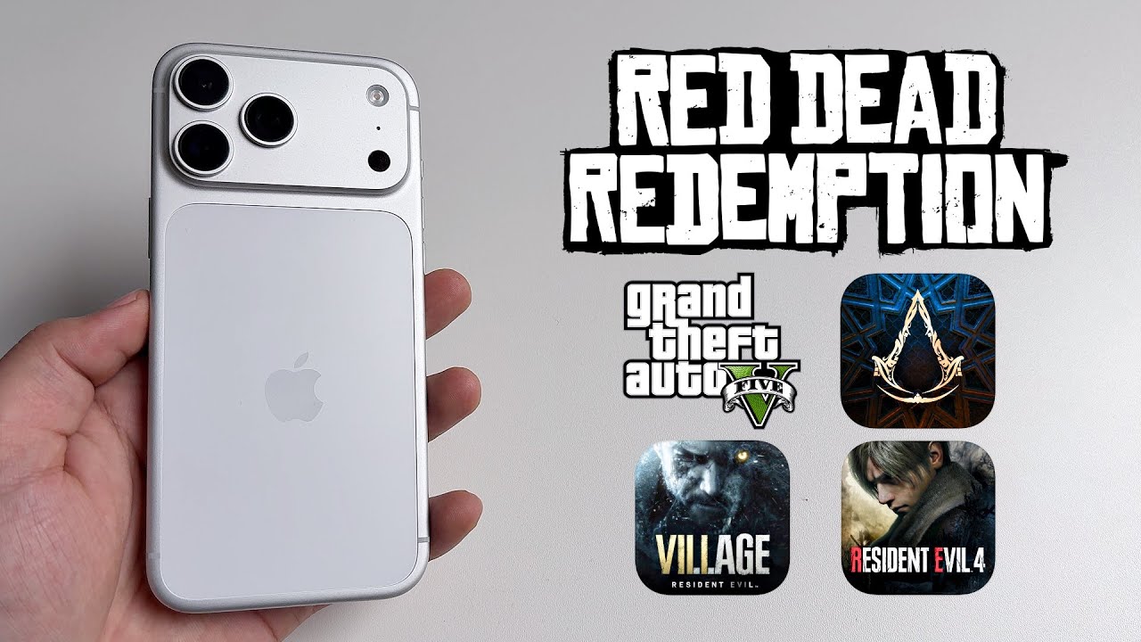 Тест производительности AAA-игр на iPhone 17 Pro Max (GTA5, RDR, AC Mirage, RE4 и RE Village)