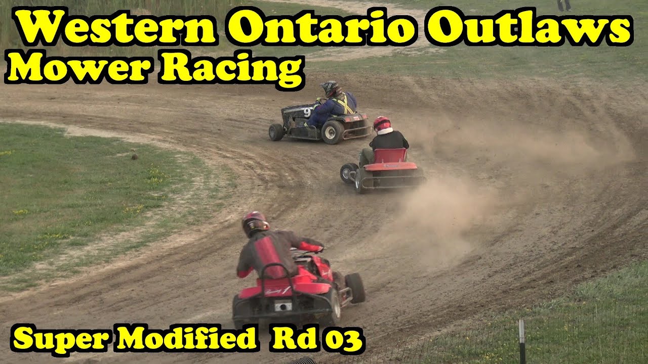 Western Ontario Outlaws Mower Racing Super Modified Rd 03 Aug 02 2025