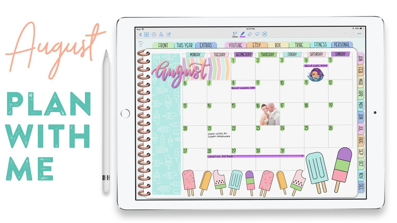 Digital Plan With Me: August, 2018