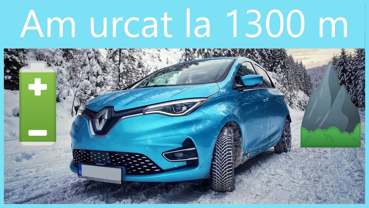 Autonomie iarna la munte cu Renault Zoe ZE50