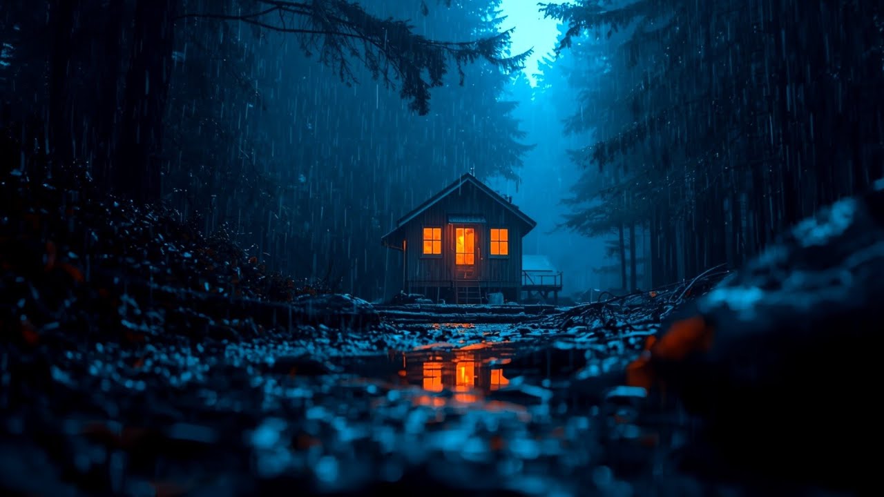 Fall Asleep Fast with Heavy Rain 🌧️ Deep Sleep Rain Sounds All Night