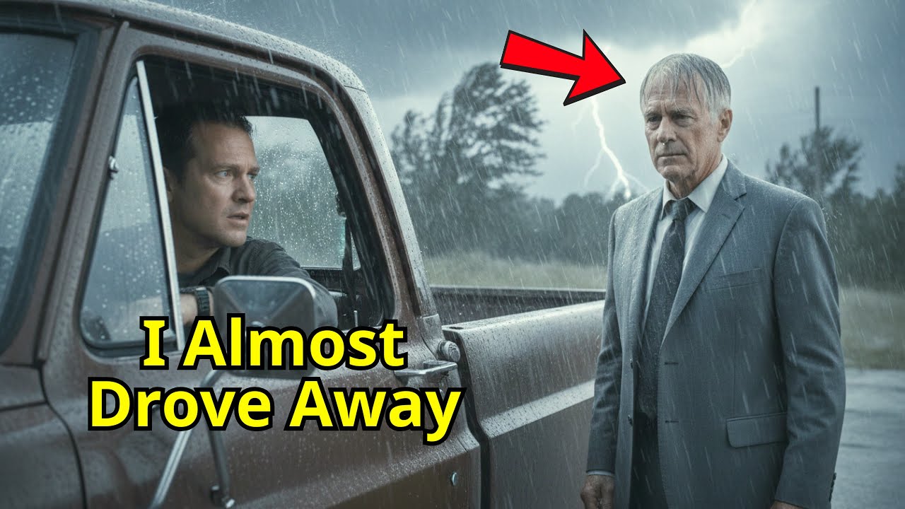 A Single Dad Gave a Ride to an Old Man in the Storm — The Next Morning, His Boss Was Fired