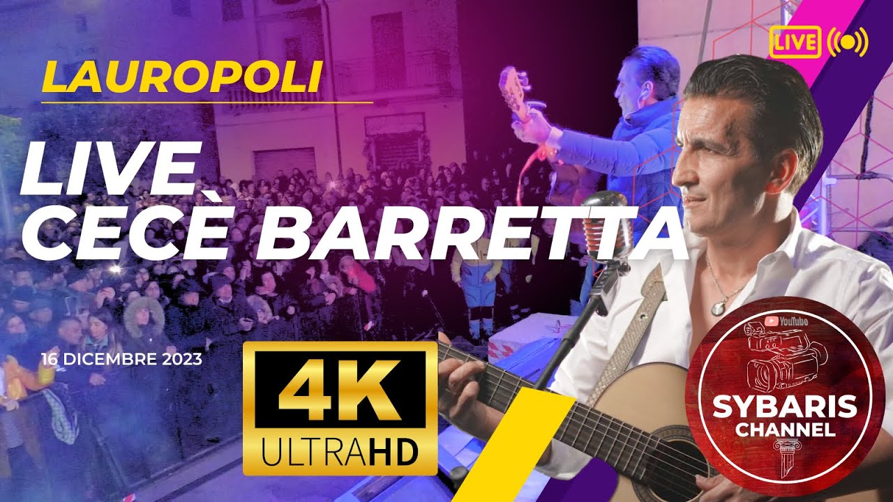 Concerto Live Cecè Barretta Lauropoli 16/12/2023