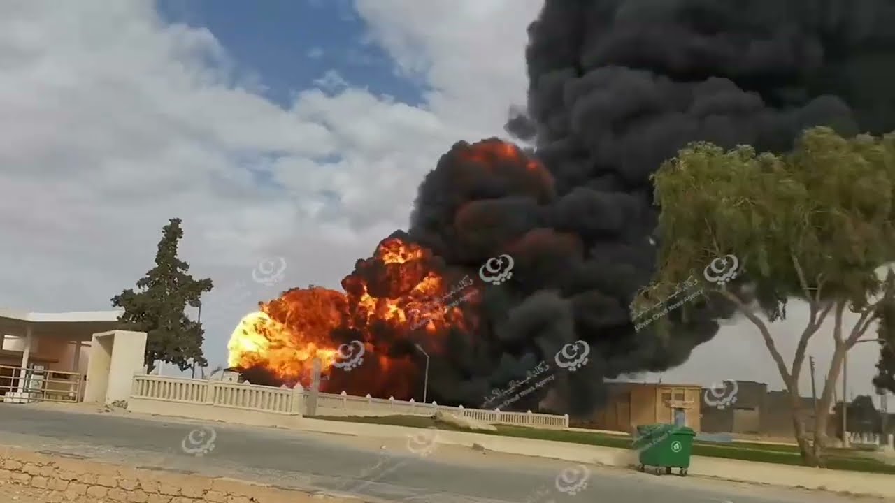 احتراق شاحنة نقل الوقود داخل محطة الوقود وسط مدينة كاباو  LCNA