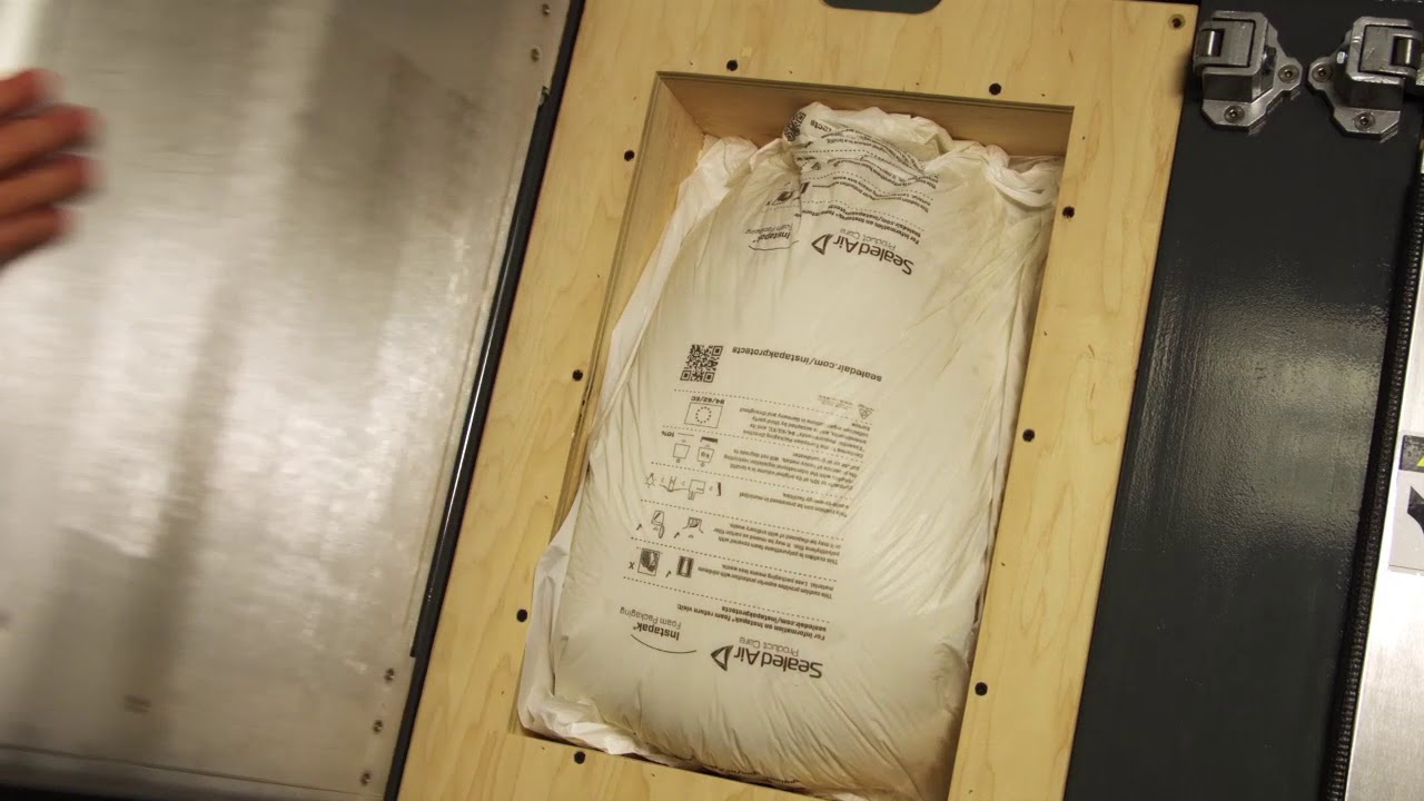 How To Create Molded Cushions using Instapak Foam in Place from Get Packed Packaging