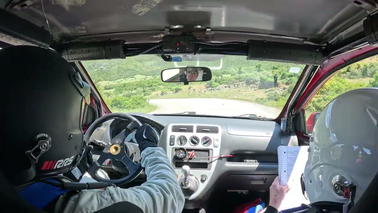 Rally Ευβοϊκού 2025 - Πλατανάκι 2 Roller Coaster - Α. Δραγώνας - Α. Κεχαγιά - Honda Type R EP3 Gr N