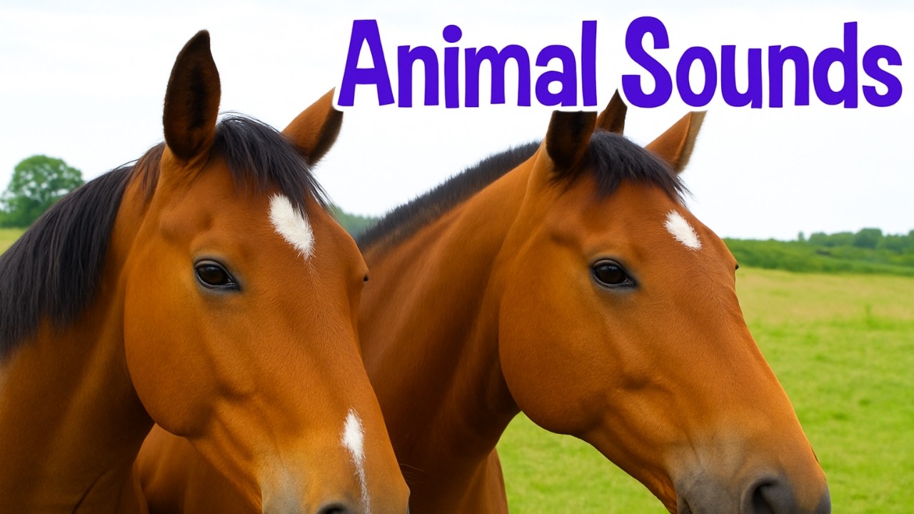 🐶🐱🦁 Animal Sounds and Names for Kids | Learn Farm, Pet & Safari Animals