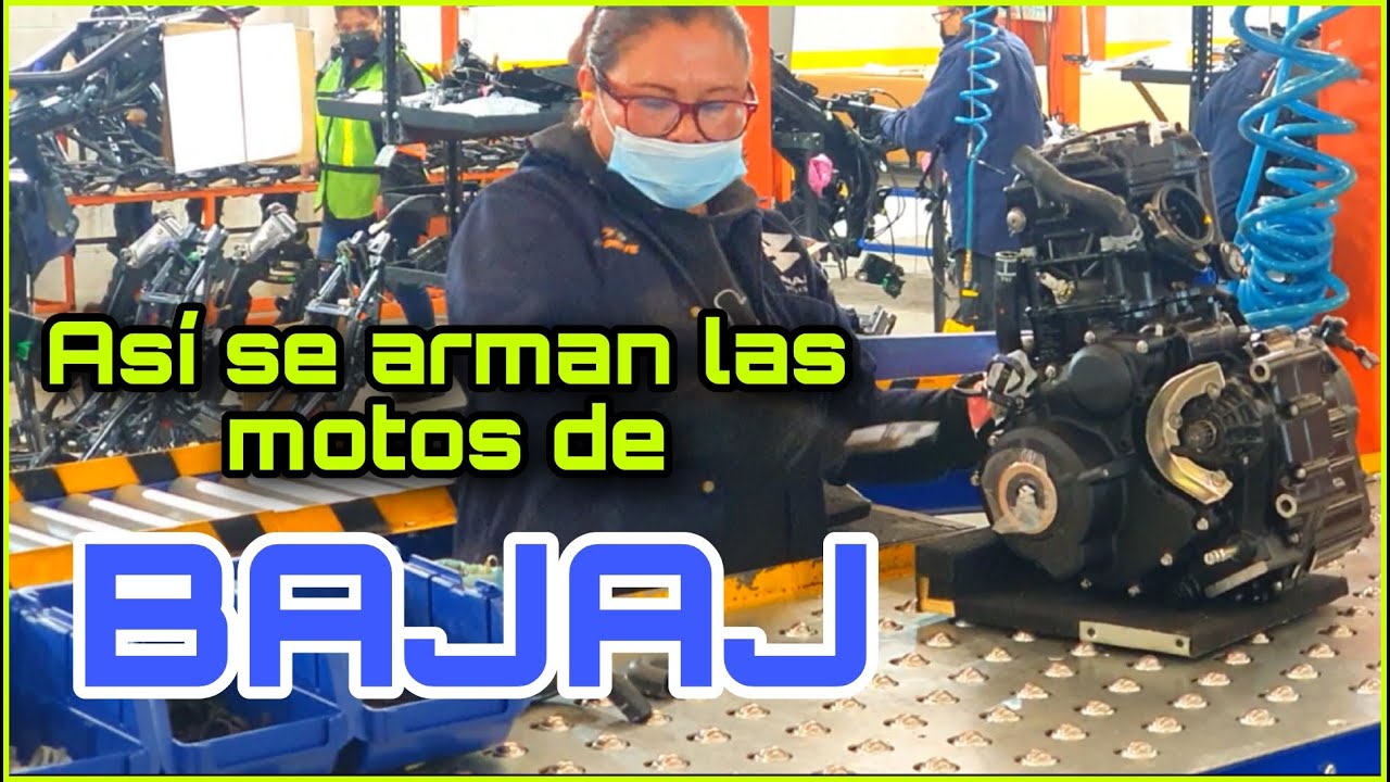 Así se hacen las motos BAJAJ | fabrica de bajaj en TOLUCA