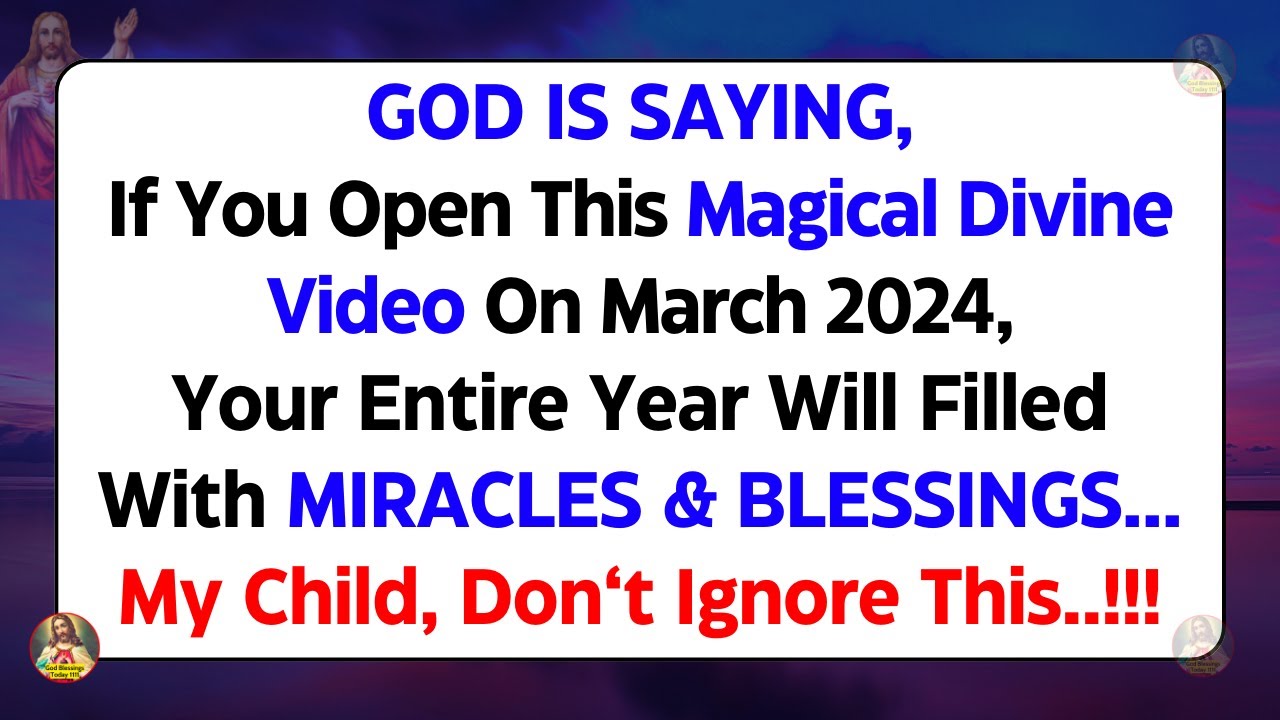 11:11🛑God Says, Your ENTIRE YEAR Will Be Filled With PEACE & HAPINESS If...✝️God Blessings Messages