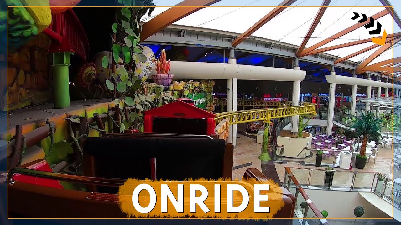 Forest Train - Adventureland Sharjah | Zamperla | Powered Coaster | POV