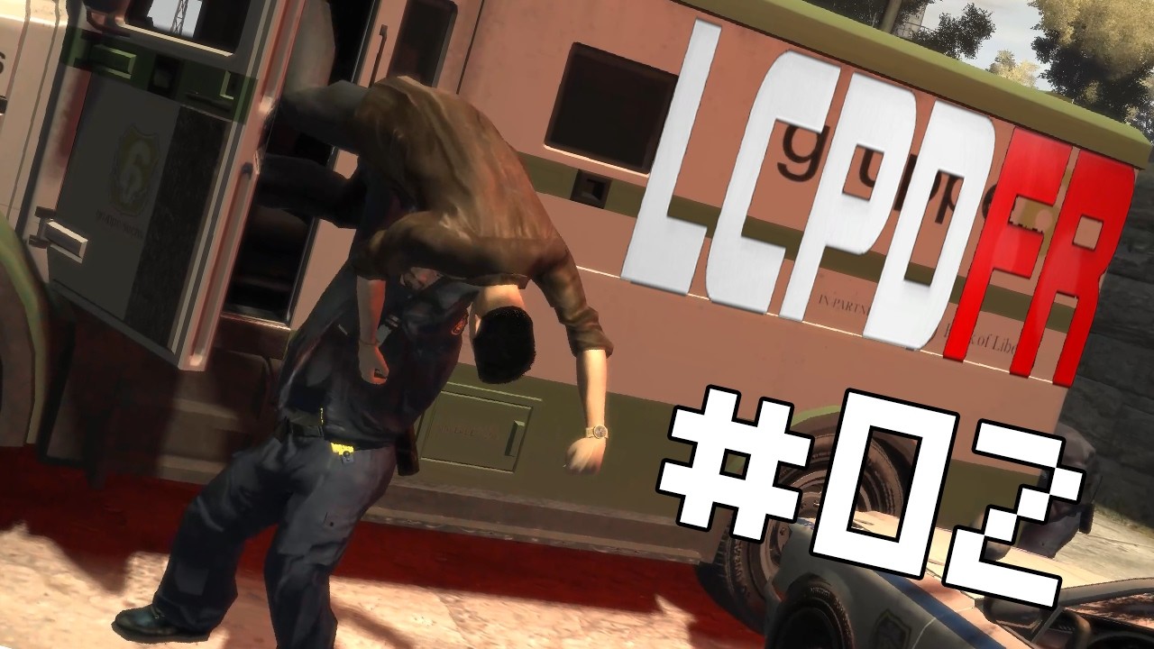 Geldtransporterraub und Türverlust, GTA 4: LCPDFR Mod #002 4K60