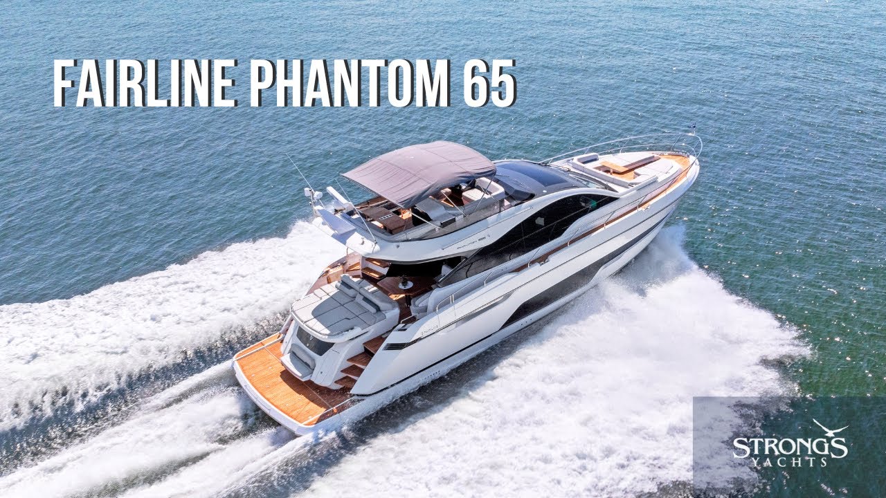 2024 Fairline Phantom 65 - Available with Strong's Yachts