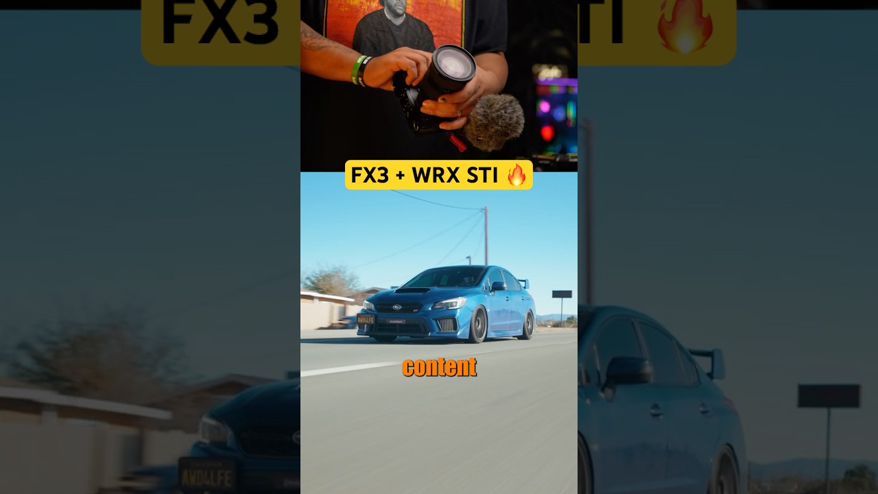 Я купил Sony FX3… Теперь мой WRX STI — главный герой! 