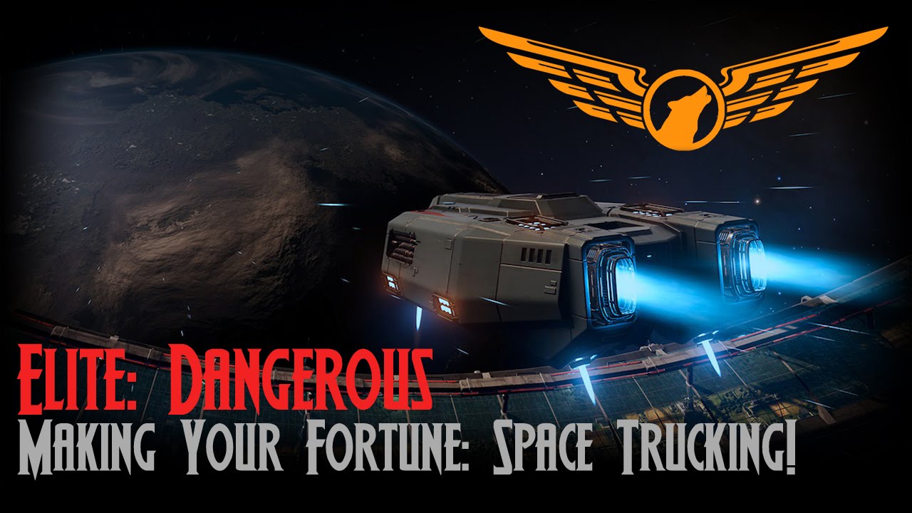Elite: Dangerous - Making Your fortune: Space Trucking Edition! [ASSIST ON]