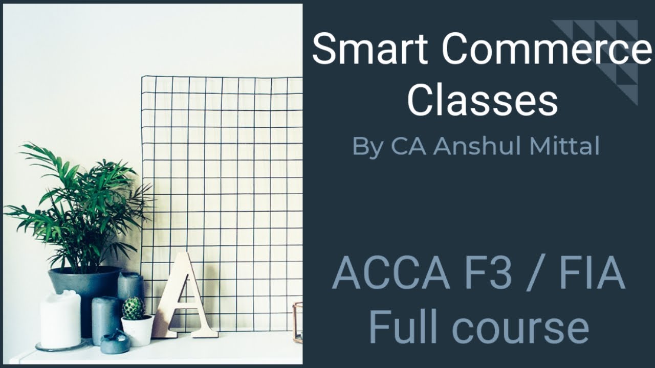 ACCA F3/FIA - Chapter 16 - Trial balance and rectification of errors (Part 1) (HINDI)