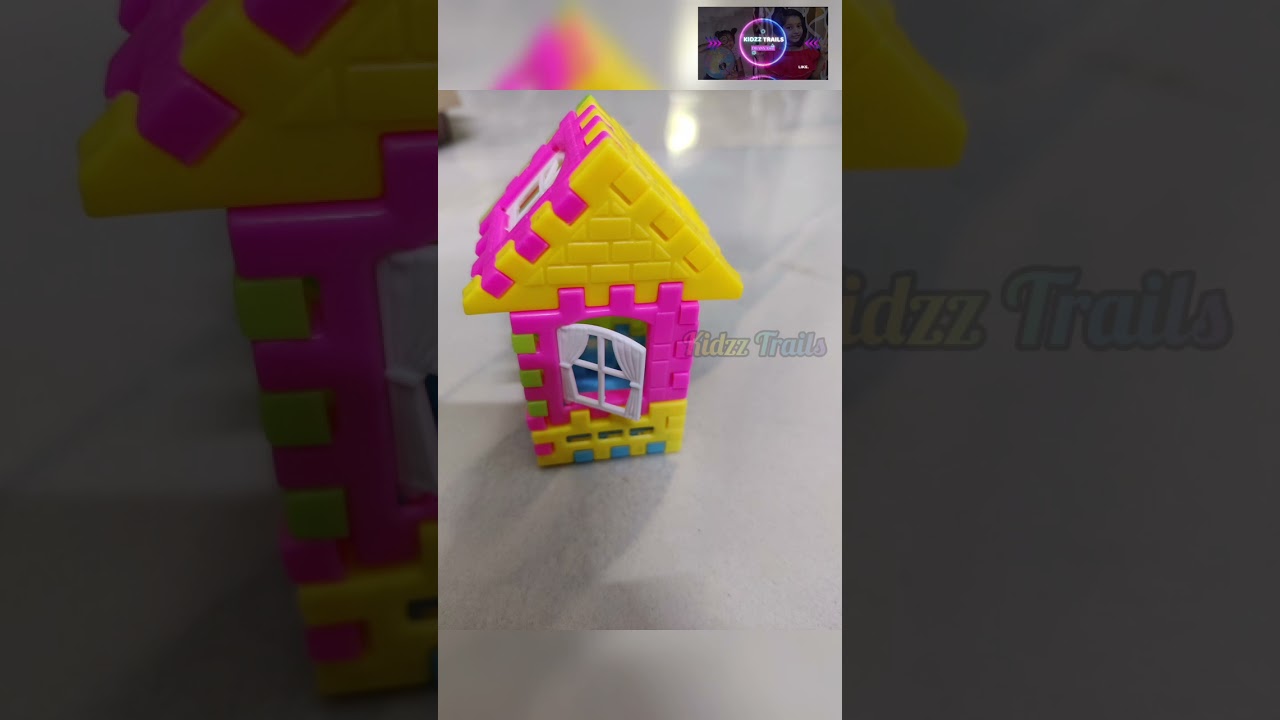 Square Building blocks || @kidzztrails || #dhanyasri