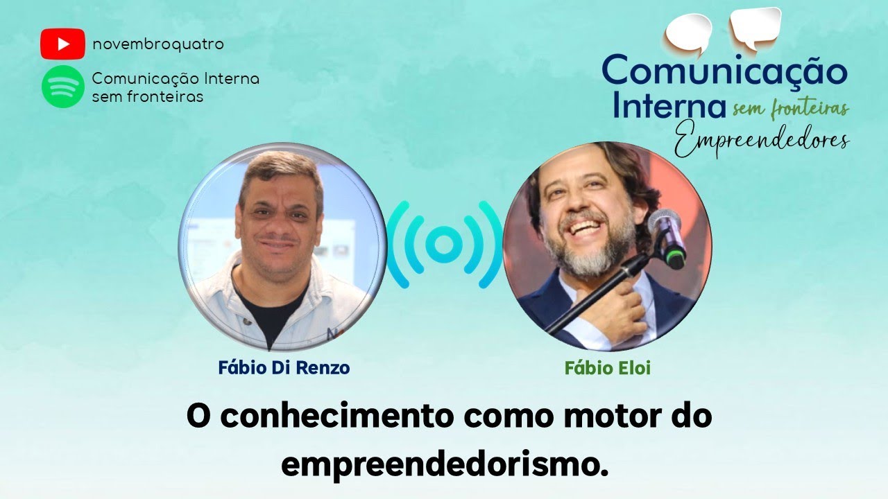 O conhecimento como motor do empreendedorismo, com Fábio Eloi