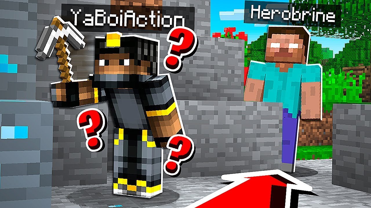 Он *ПУГАЛ*, когда увидел Херобрина в Minecraft Pocket Edition!