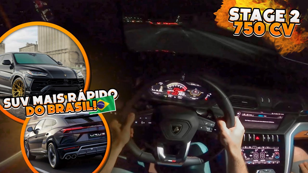 LAMBORGHINI URUS STAGE 2 750CV - PRIMEIRAS IMPRESSÕES DO SUV MAIS FORTE DO BRASIL 🇧🇷