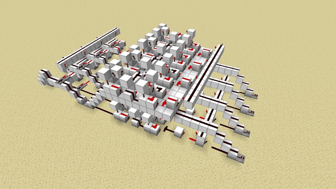 4-Bit Redstone Computer Tutorial #3 - ALU Registers