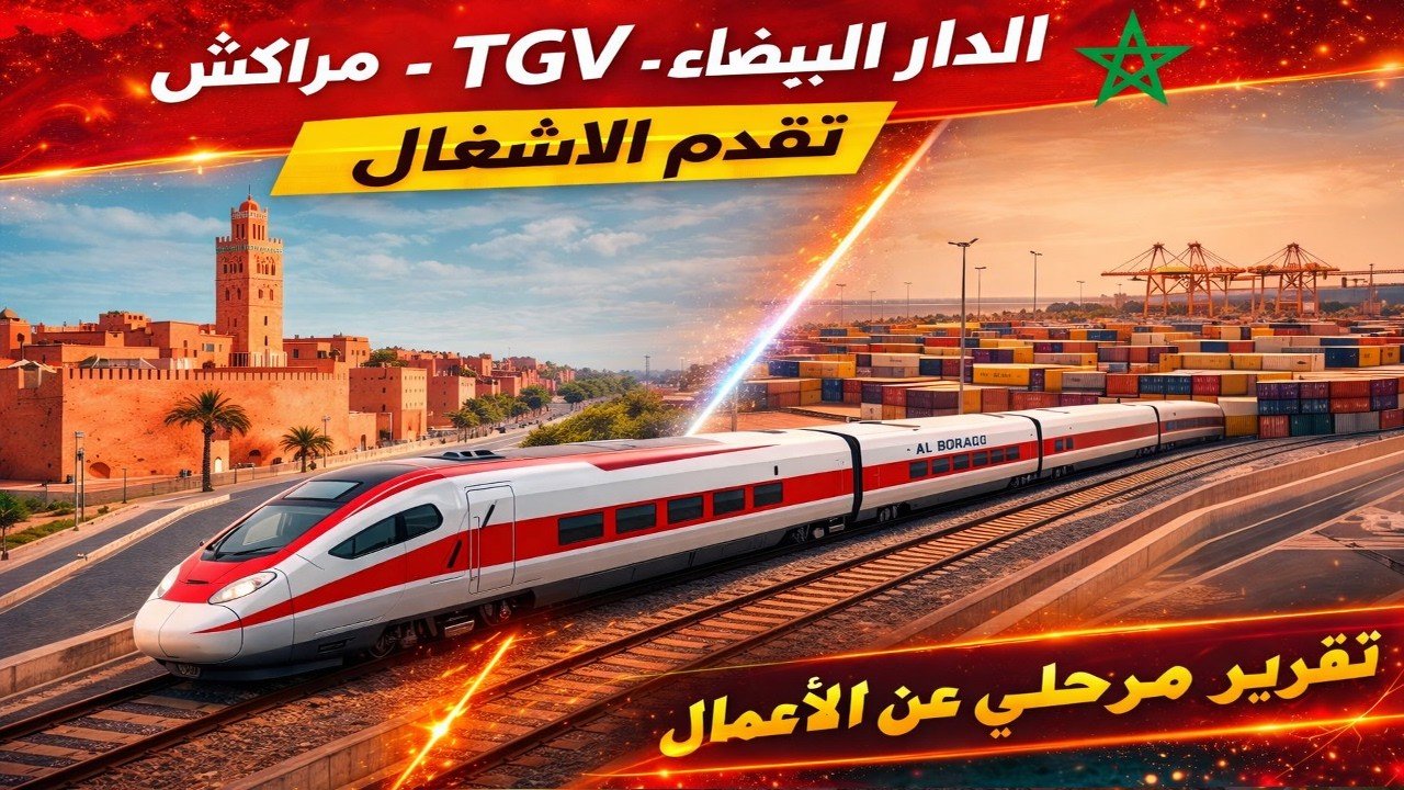 TGV بسرعة 320 كيلومترًا الدار البيضاء ومراكش