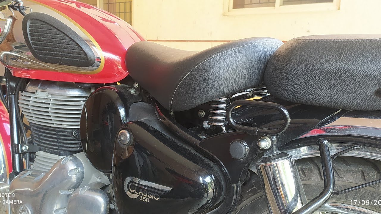 Royal Enfield Classic 350 Reborn | Seat Spring Installation