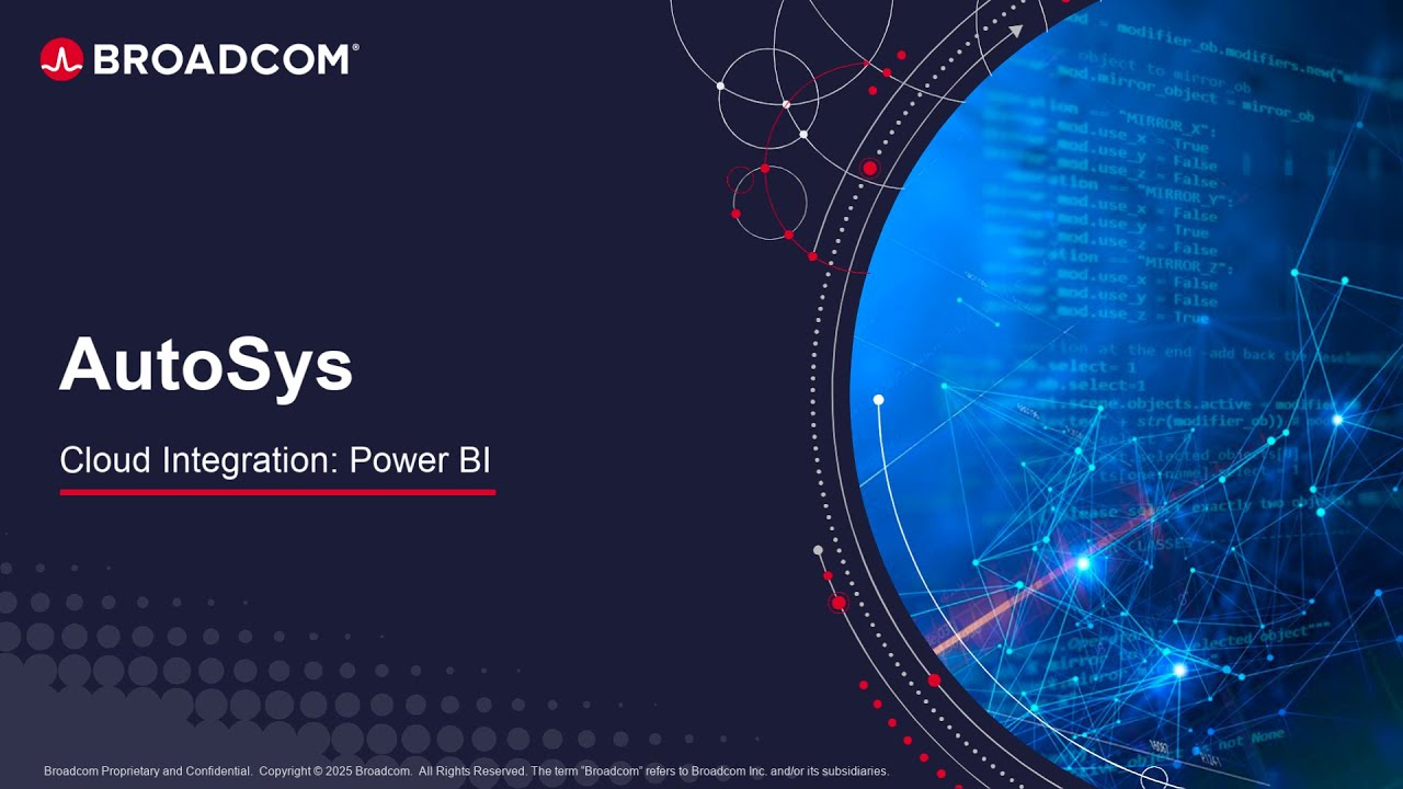 AutoSys Cloud Integration with Power BI