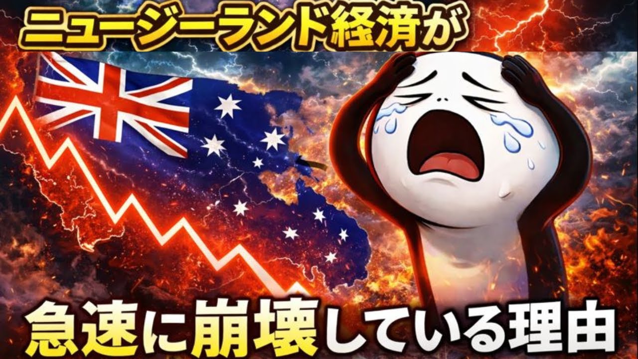 【若者が逃げ出す国】ニュージーランド経済が急速に崩壊している理由とは？「地上の楽園」に未来はあるか･･･？！ 