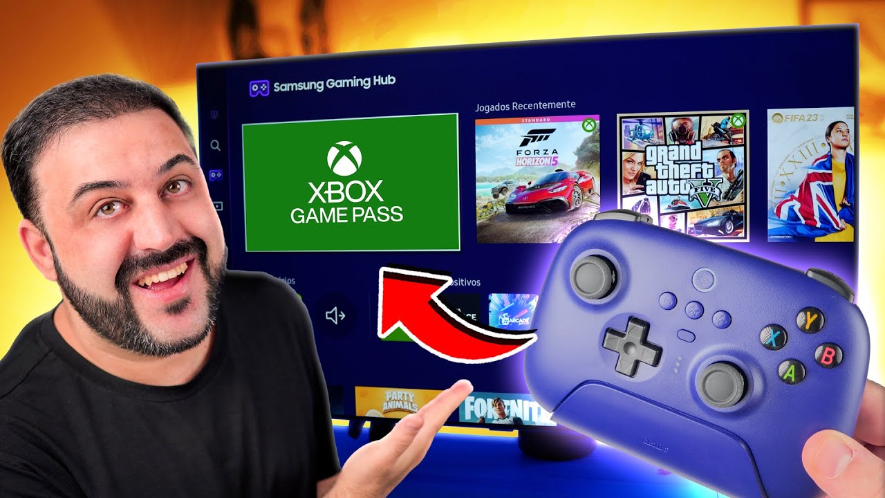 TOP Controles pra Jogar XBOX GAME PASS nas TVs da SAMSUNG!