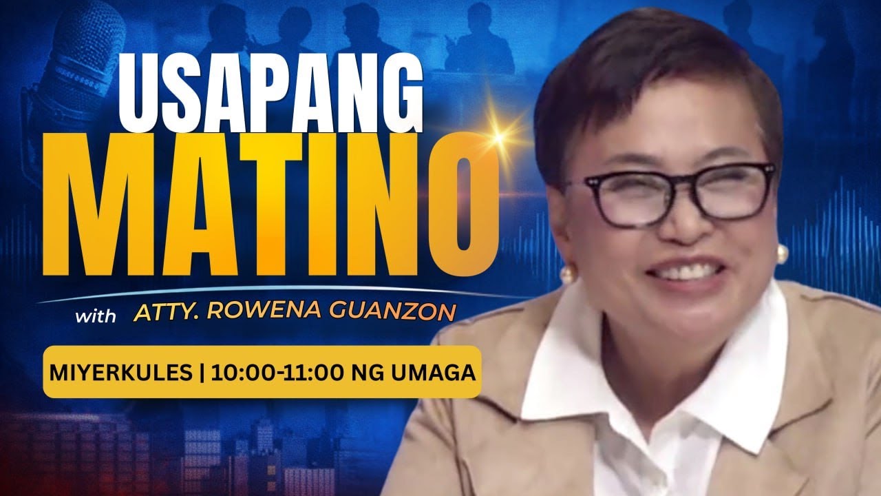 USAPANG MATINO | MIYERKULES |10:00 AM