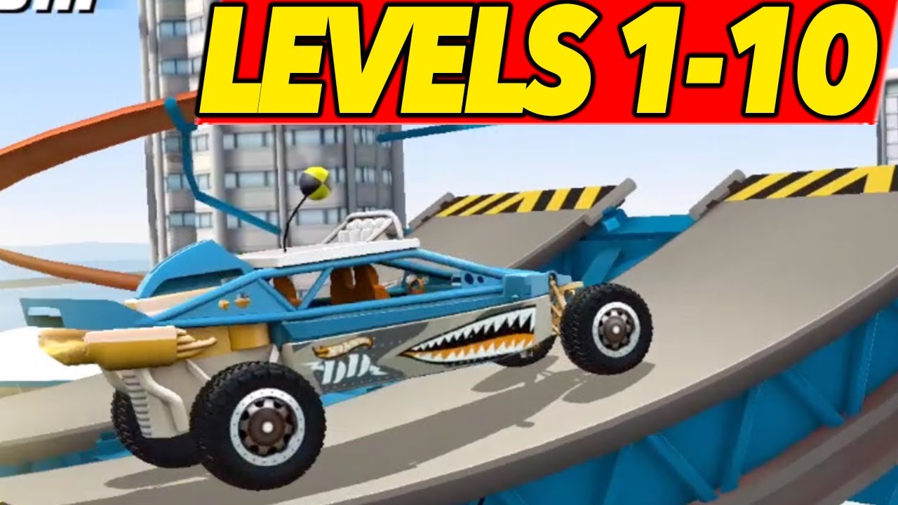 HOT WHEELS RACE OFF Apple Arcade Edition Gameplay Walkthrough Part 1 - Levels 1-10 (Apple Arcade)
