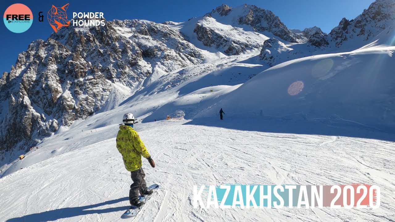 Kazakhstan: Snowboarding Shymbulak, Almaty in 2020
