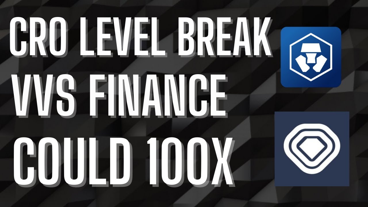 VVS Finance Can Run with Crypto.com Price Consolidation Breakout! CRO VVS *UPDATE*