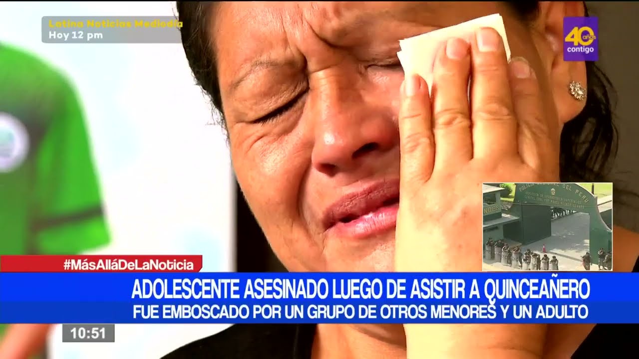 Adolescente fue emboscado y asesinado luego de asistir a un quinceañero