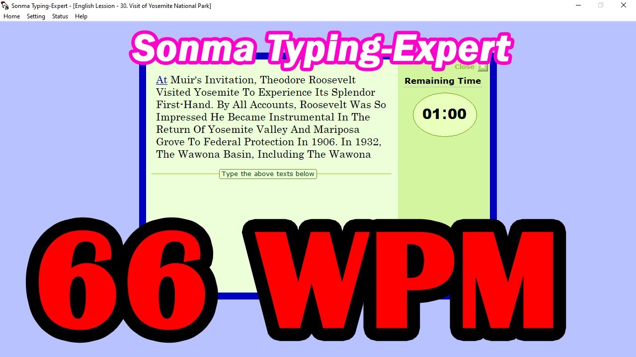 66 Words/Minute Typing Speed, Time Duration : 1 Minute, Accuracy 100% #typing #raushantypingmaster