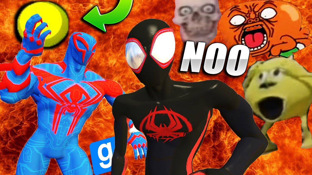 La Papa caliente EXPLOSIVA versión SPIDER-VERSE con Amigos! (Mejores momentos) - GMOD