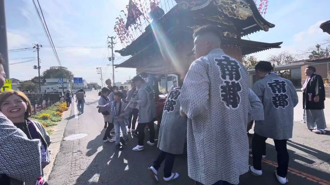 令和五年度安達太良神社秋季例大祭南部先囃子太鼓台②