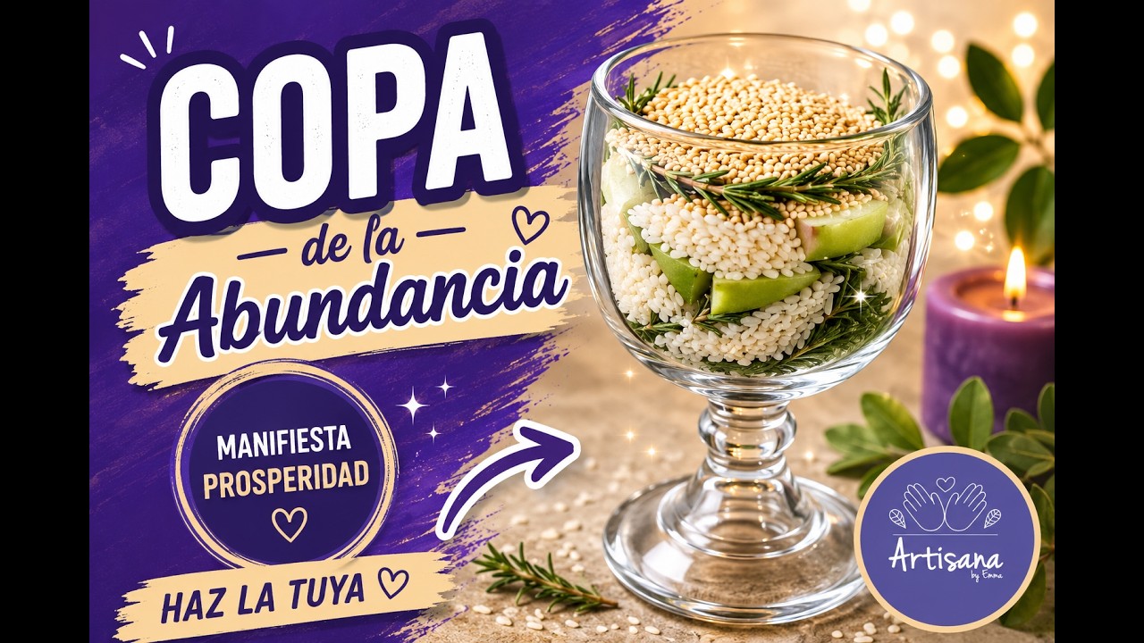 ¡Aprende a hacer una copa de la abundancia!