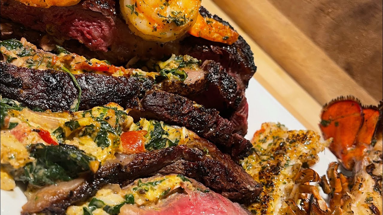 Lump Crabmeat Stuffed Tomahawk Steak 🔥