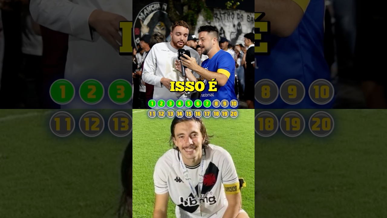 R$ 300 SE ACERTAR OS 20 NOMES #vasco #futebol #shorts