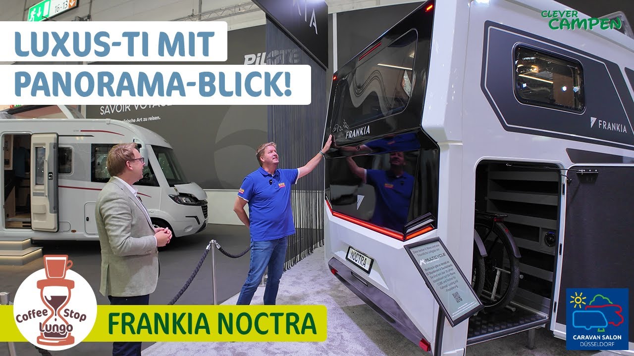 Frankia Noctra: Design, Komfort und großes Panoramafenster. Premiere auf dem Caravan Salon 2026!